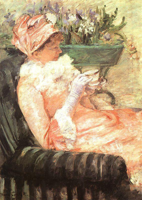 Mary Cassatt The Cup of Tea 1 oil painting image